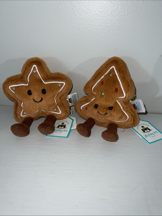 Jellycat Accessories - Jellycat Amuseable star and tree cookie pair